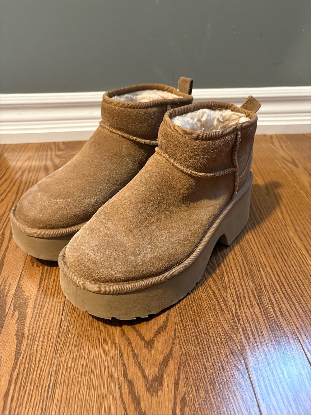 UGG Classic Ultra Mini New Heights Ankle Boots
